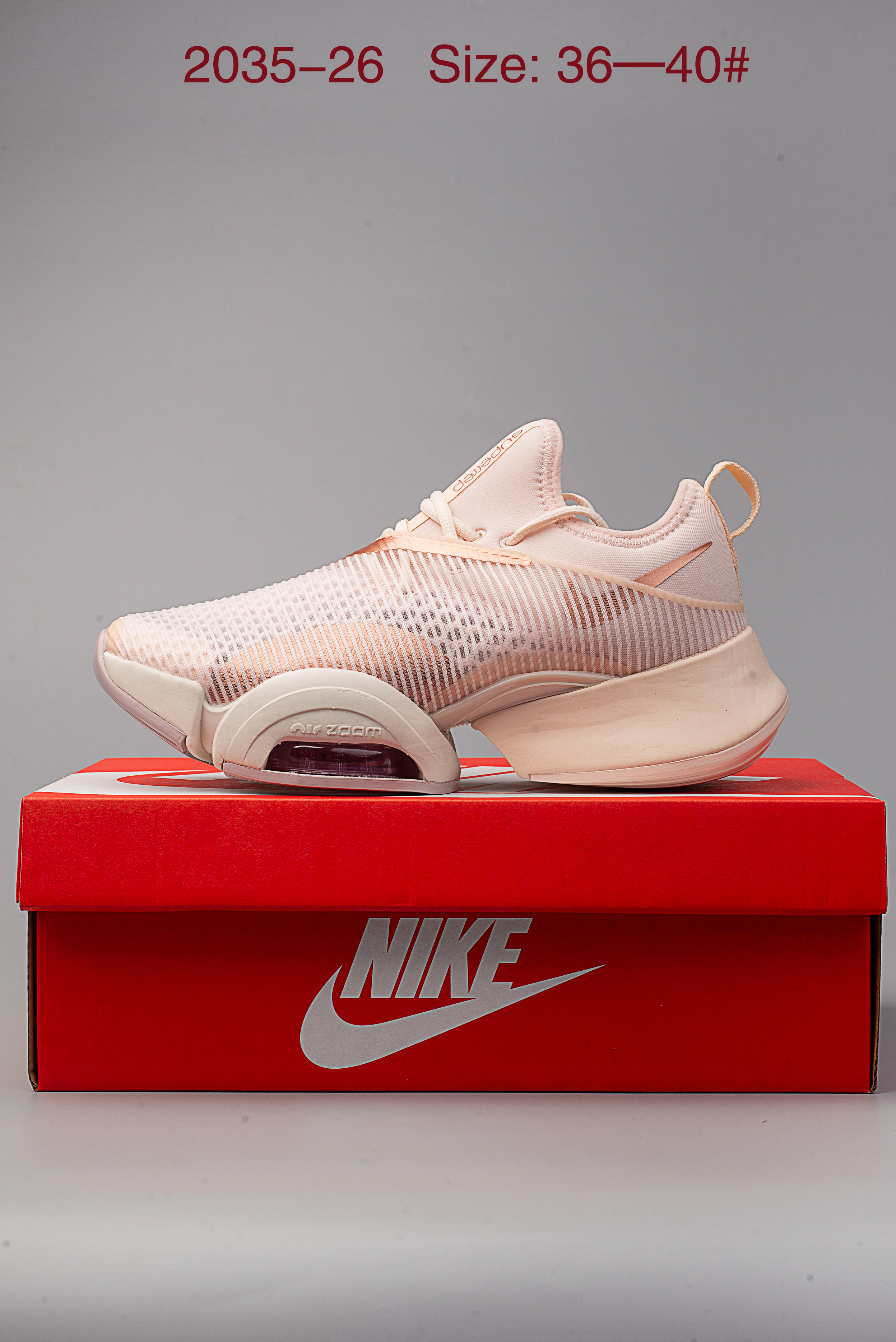 Women Nike AIR ZOOM SUPERREP Pink Shoes - Click Image to Close